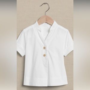 Banana republic toddler back pleat shirt 2T, NWT